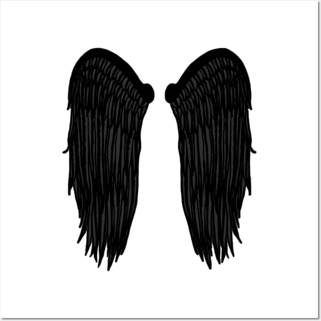 Wings (Darker) Wall Art by BlakCircleGirl